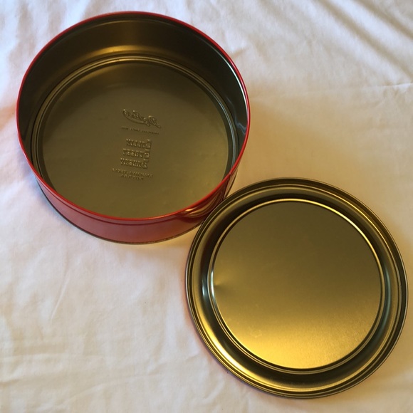 Vintage Large 9.75” Collin Street Bakery Texas Fruitcake Tin - Picture 4 of 8